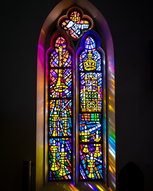 Stained glass window
