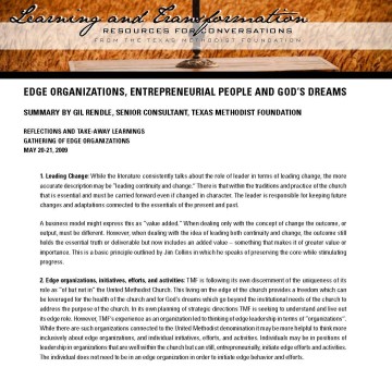 Edge Organizations